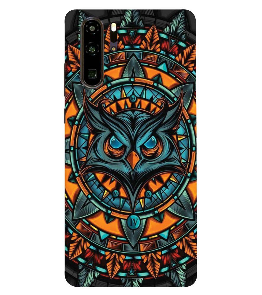 PS1338-Premium Owl Back Cover for Huawei P30 Pro