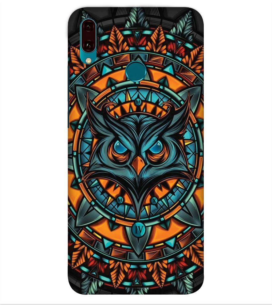 PS1338-Premium Owl Back Cover for Huawei Y9 (2019)