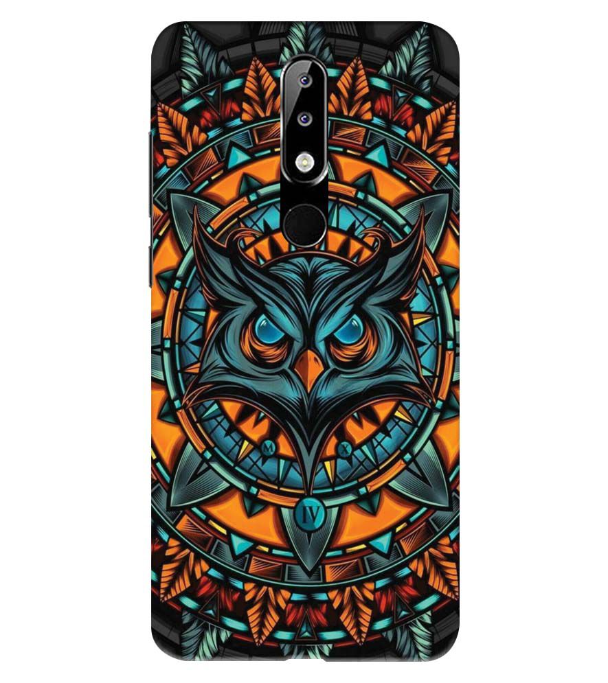 PS1338-Premium Owl Back Cover for Nokia 5.1 Plus (Nokia X5)