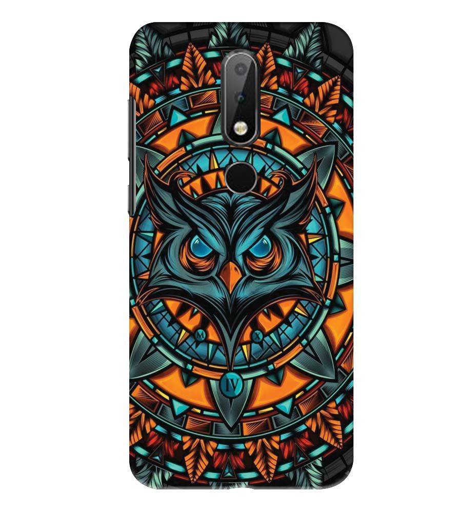 PS1338-Premium Owl Back Cover for Nokia 6.1 Plus (Nokia X6)