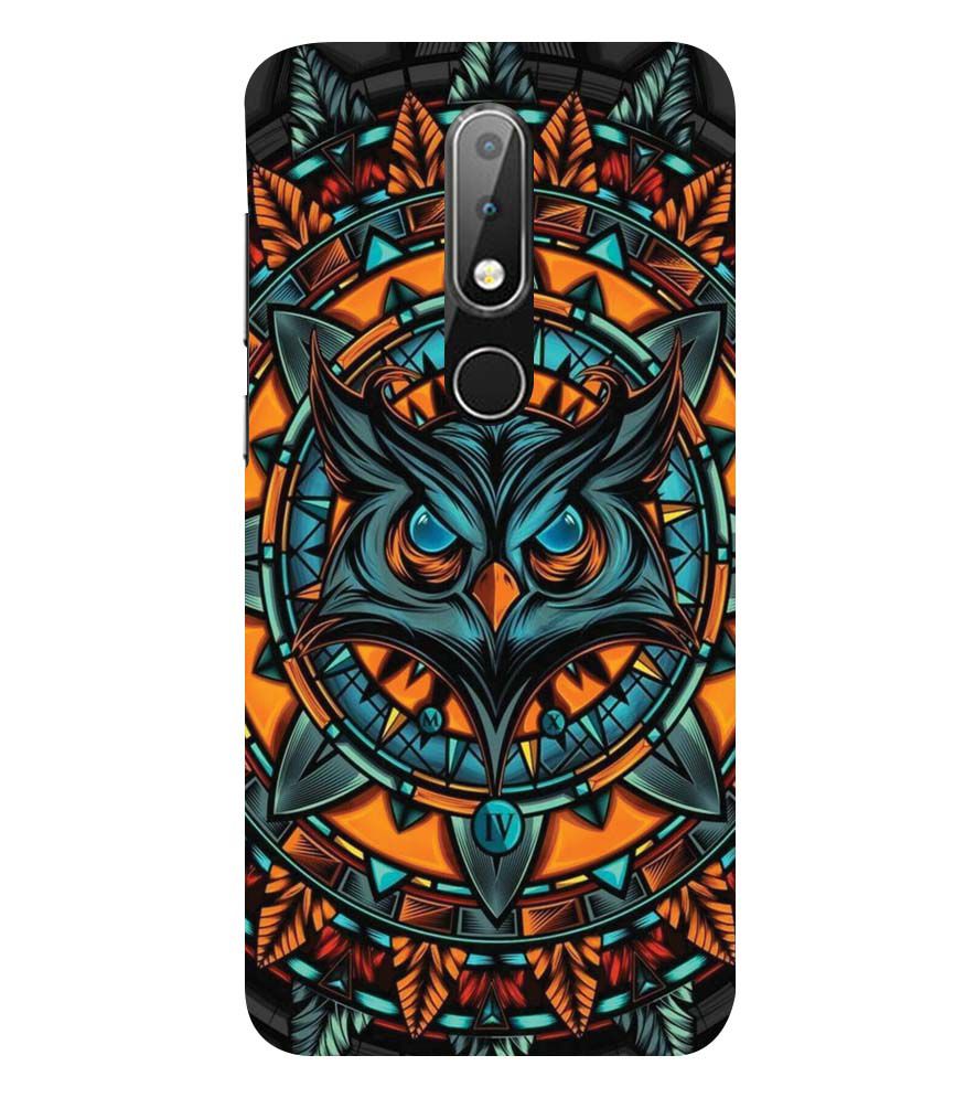 PS1338-Premium Owl Back Cover for Nokia 6.1 (2018)