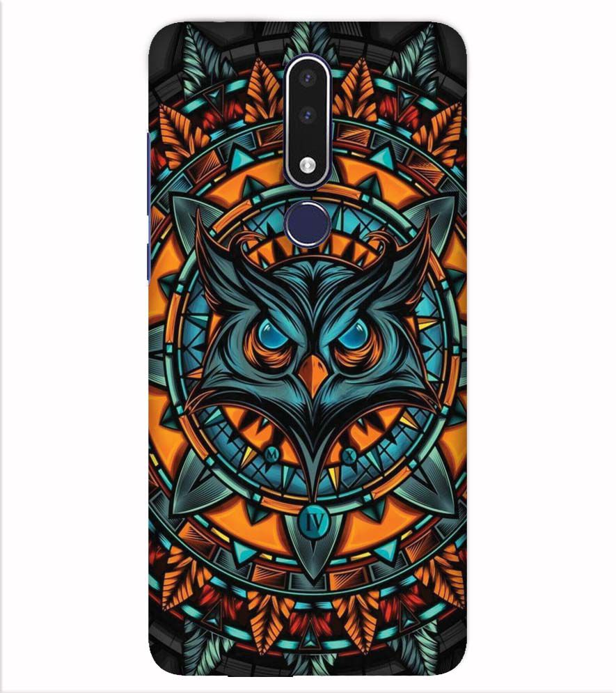 PS1338-Premium Owl Back Cover for Nokia 7.1