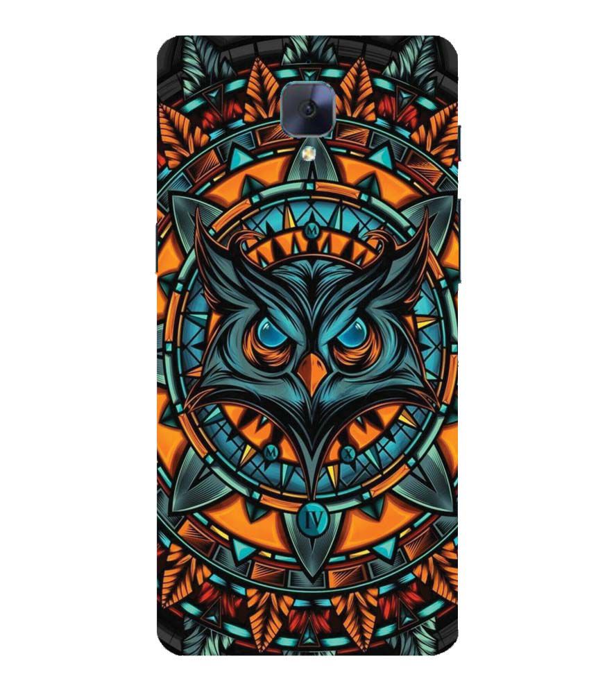 PS1338-Premium Owl Back Cover for OnePlus 3 and OnePlus 3T