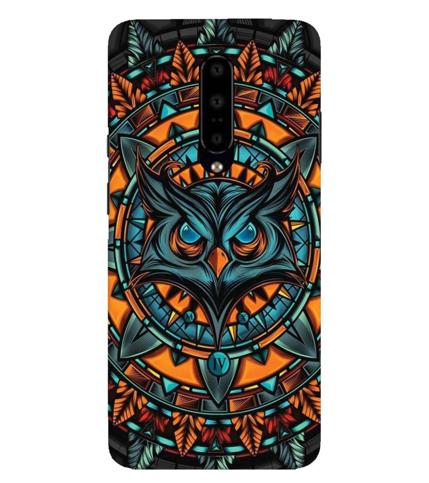 PS1338-Premium Owl Back Cover for OnePlus 7