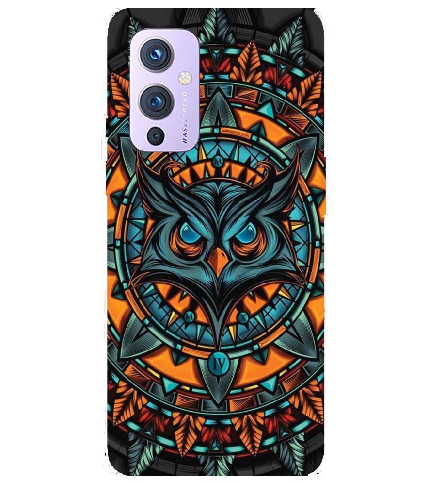 PS1338-Premium Owl Back Cover for OnePlus 9