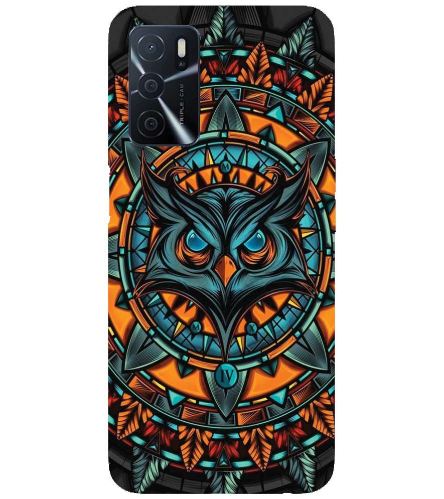PS1338-Premium Owl Back Cover for Oppo A16s