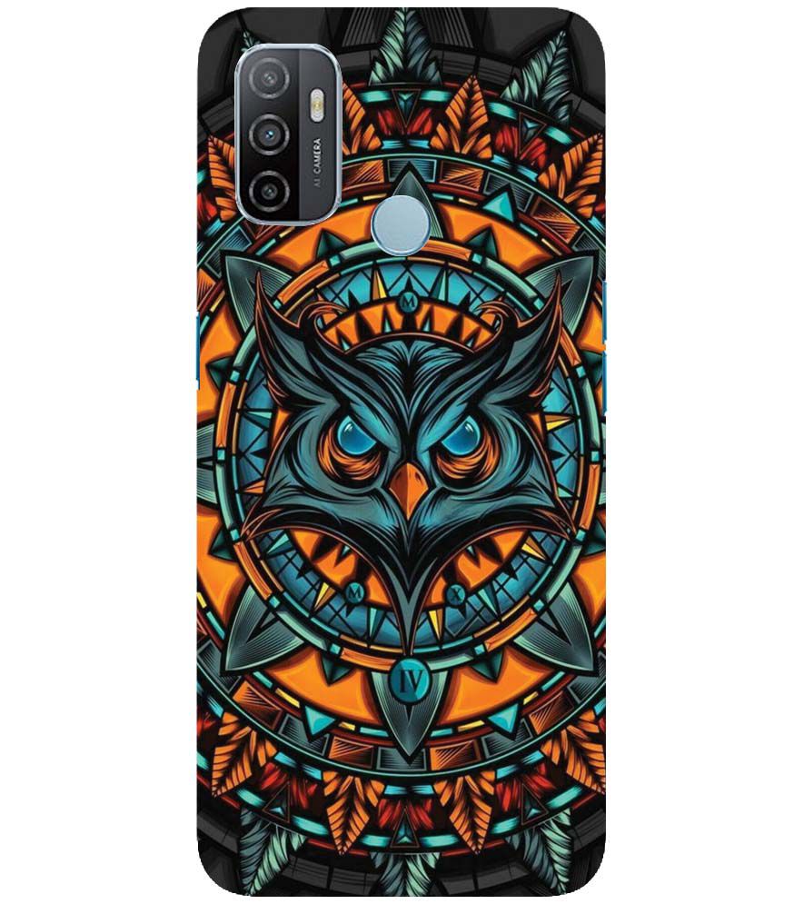 PS1338-Premium Owl Back Cover for Oppo A32