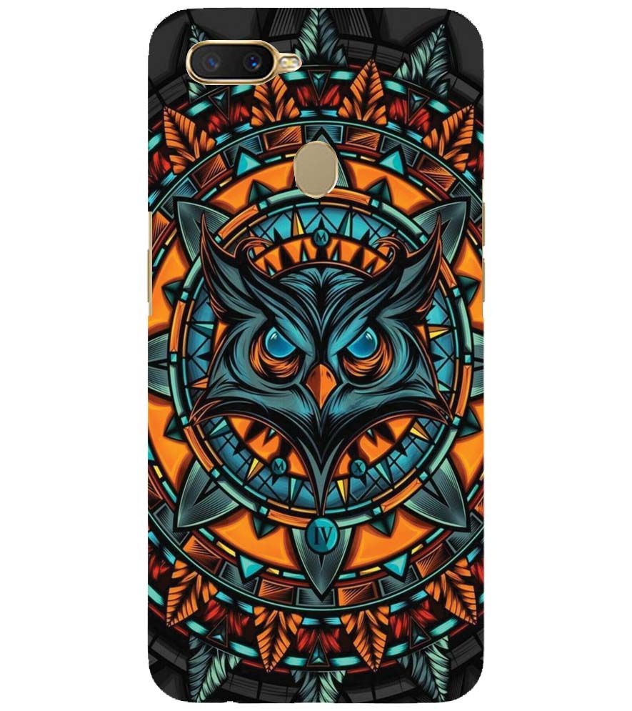 PS1338-Premium Owl Back Cover for Oppo A5s