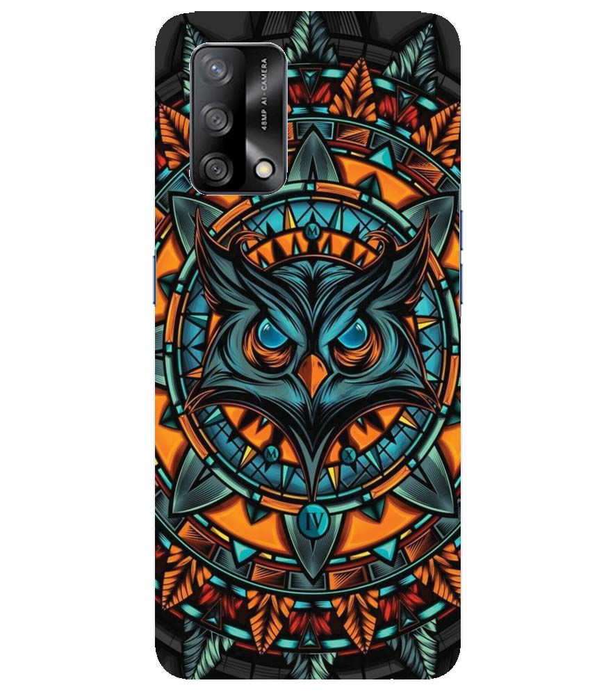 PS1338-Premium Owl Back Cover for Oppo F19