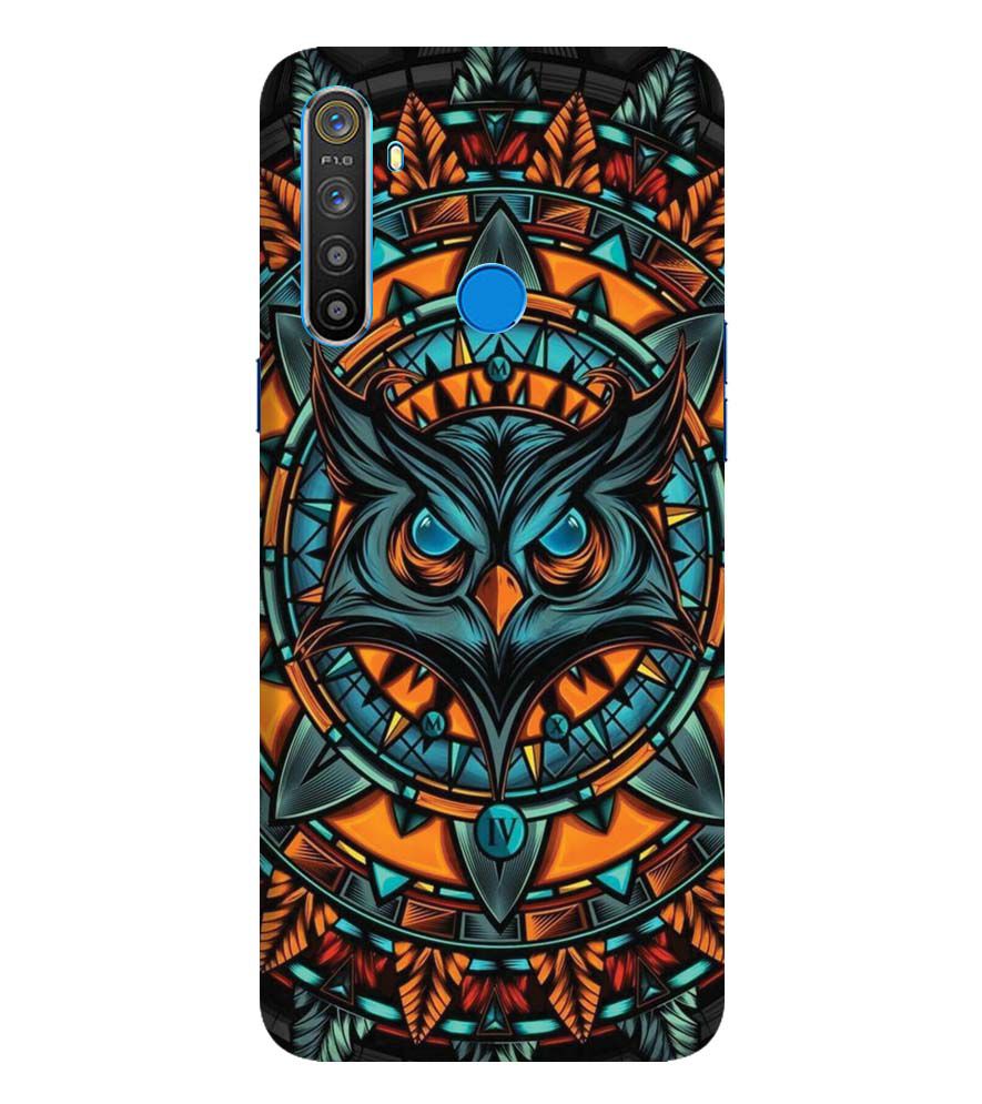 PS1338-Premium Owl Back Cover for Realme 5s