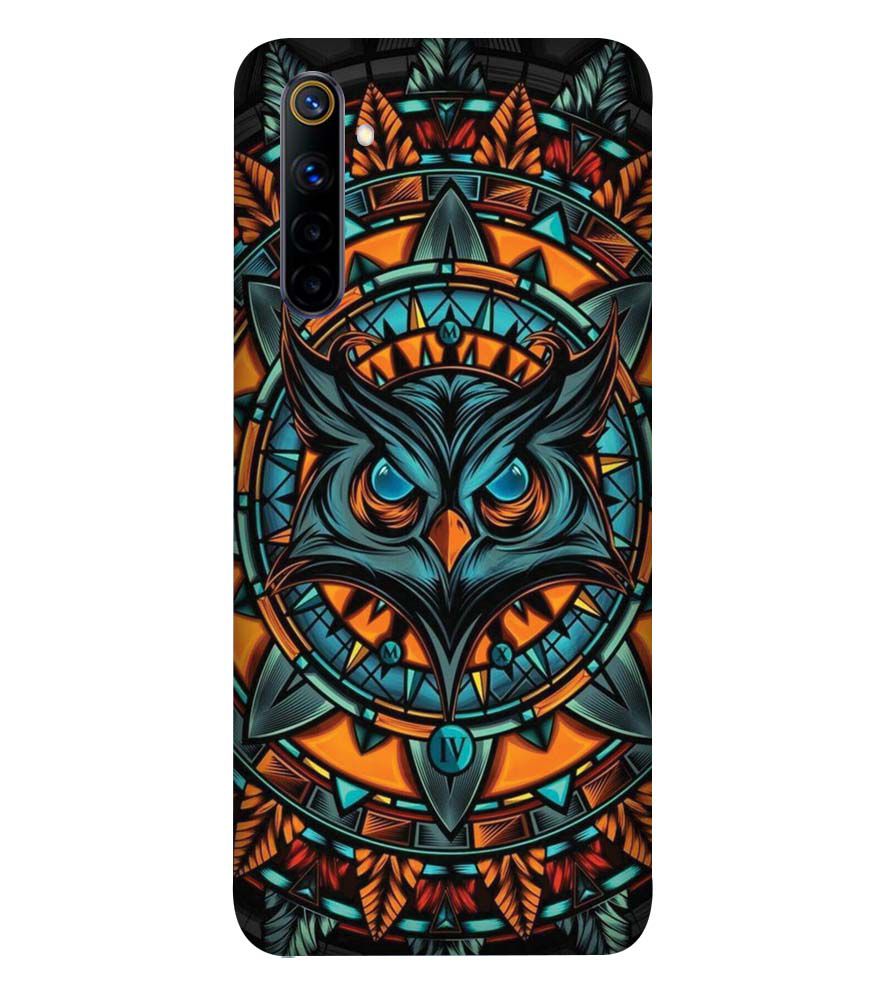 PS1338-Premium Owl Back Cover for Realme 6S