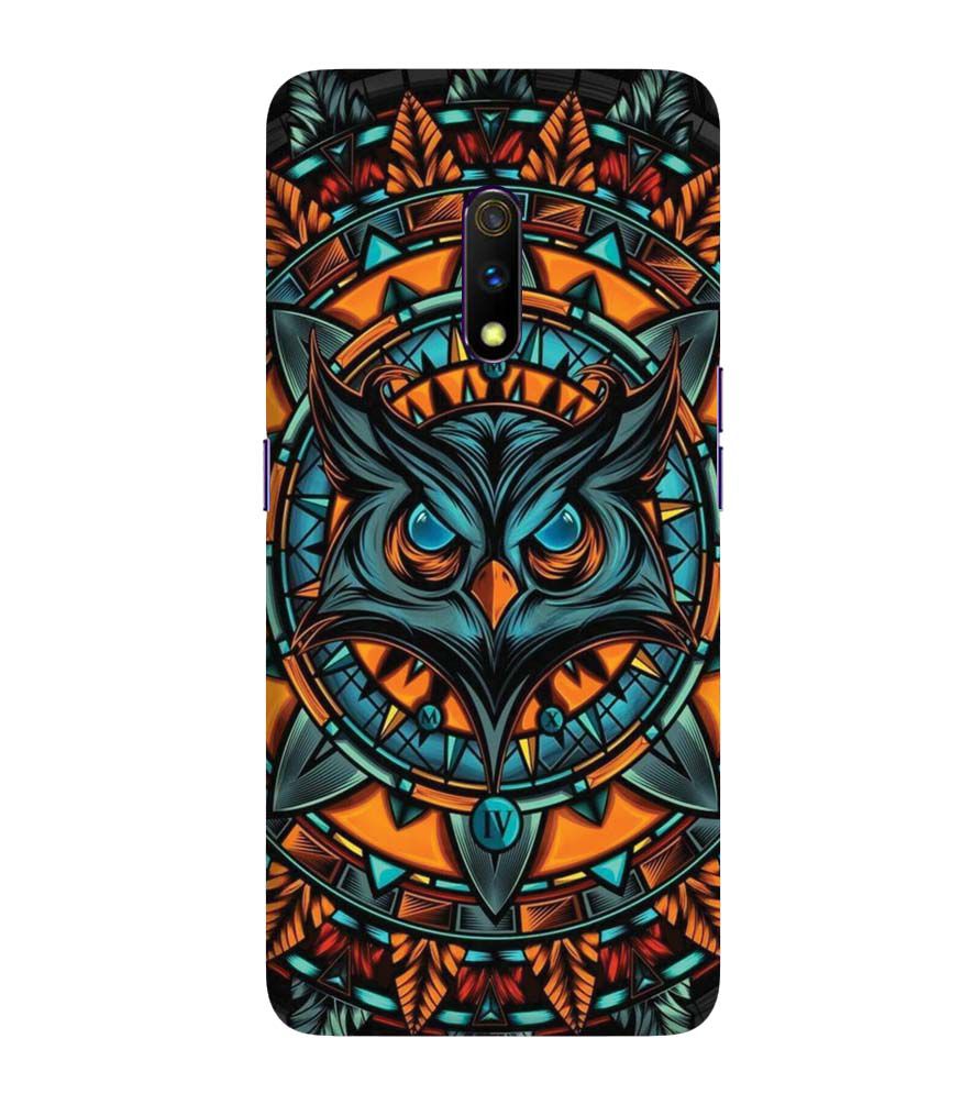 PS1338-Premium Owl Back Cover for Realme X