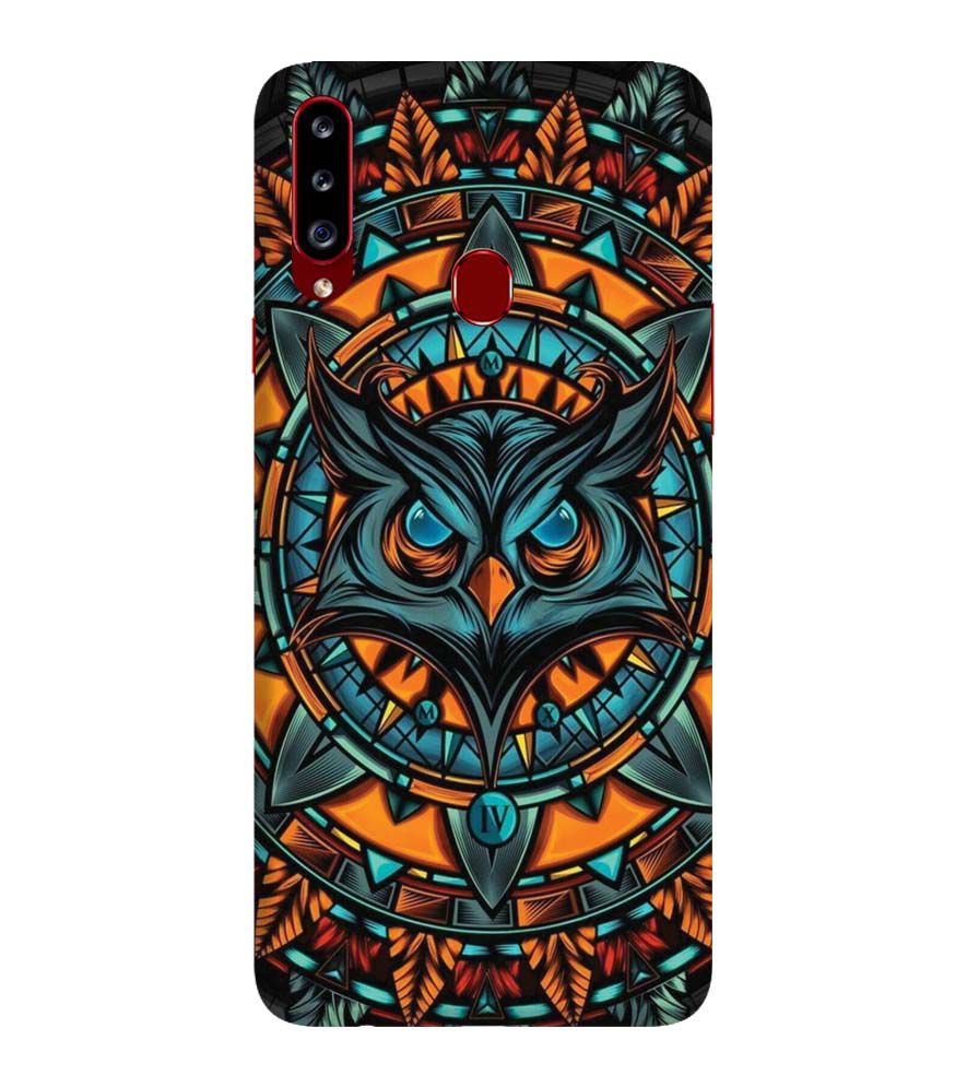 PS1338-Premium Owl Back Cover for Samsung Galaxy A20s
