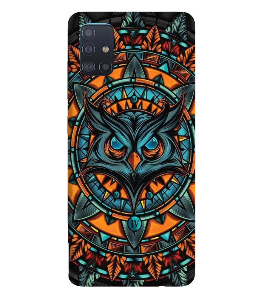 PS1338-Premium Owl Back Cover for Samsung Galaxy A51