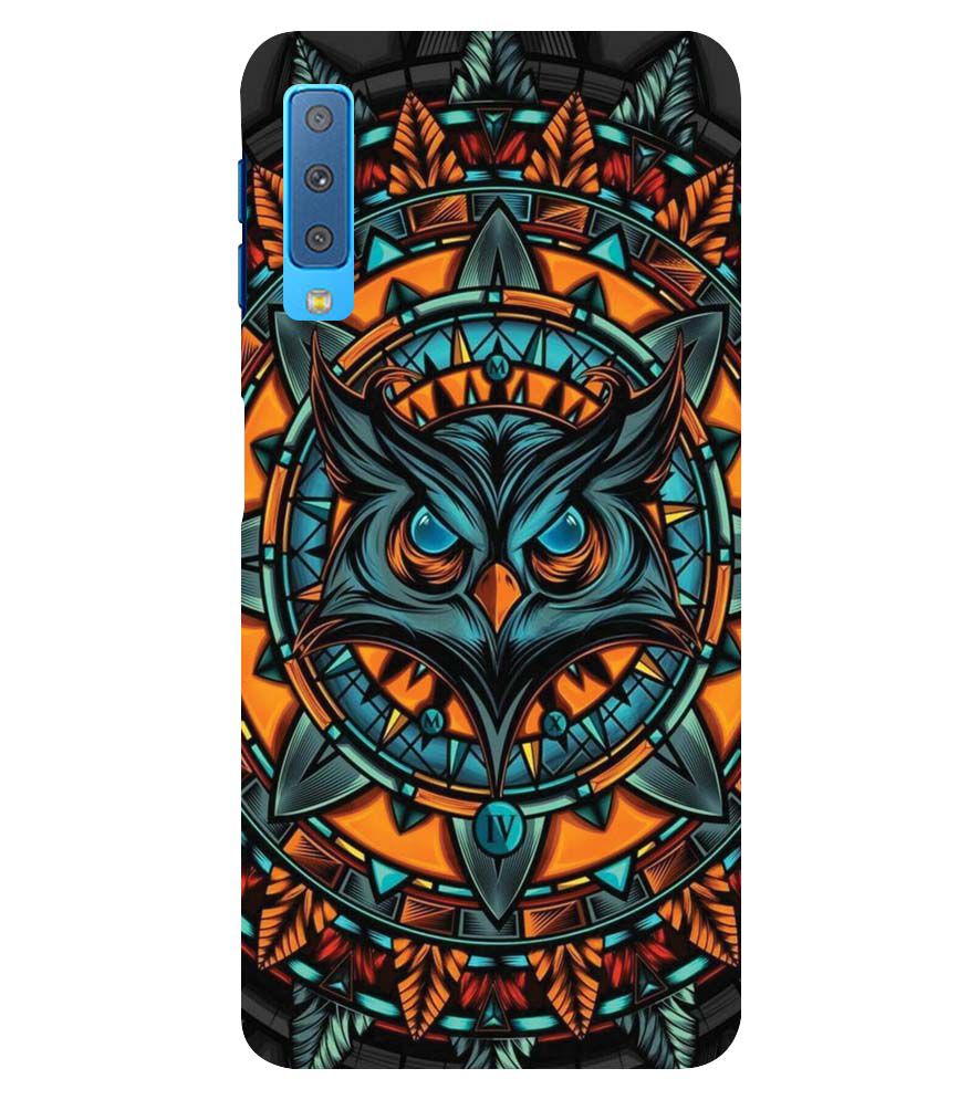 PS1338-Premium Owl Back Cover for Samsung Galaxy A7 (2018)