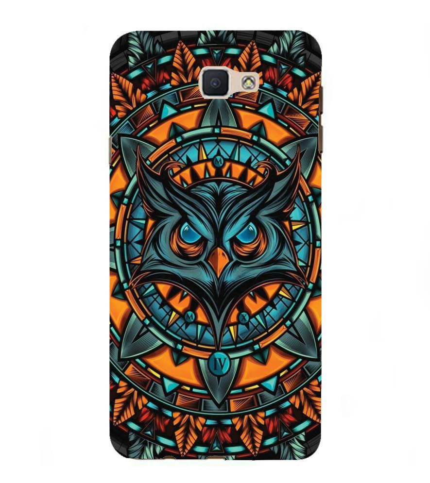PS1338-Premium Owl Back Cover for Samsung Galaxy J7 Prime (2016)