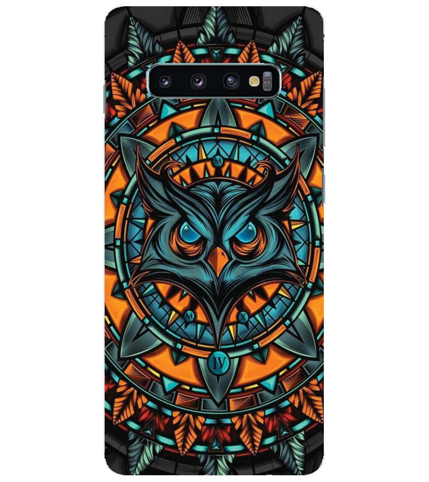 PS1338-Premium Owl Back Cover for Samsung Galaxy S10+ (Plus with 6.4 Inch Screen)