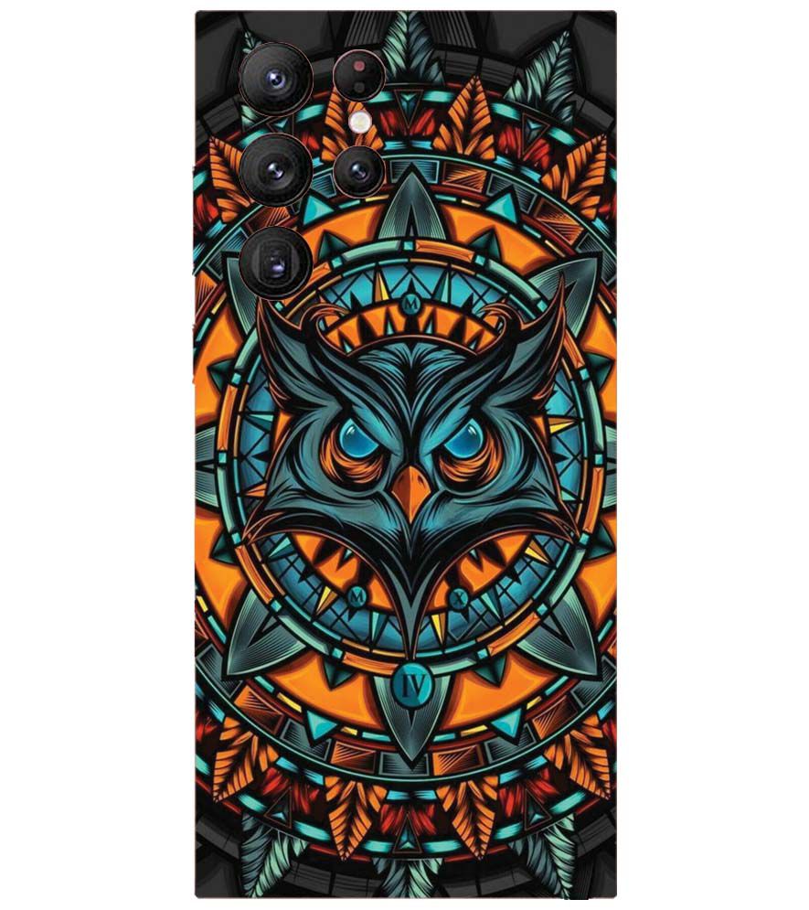 PS1338-Premium Owl Back Cover for Samsung Galaxy S22 Ultra 5G