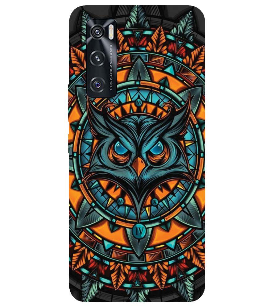 PS1338-Premium Owl Back Cover for vivo V20 SE