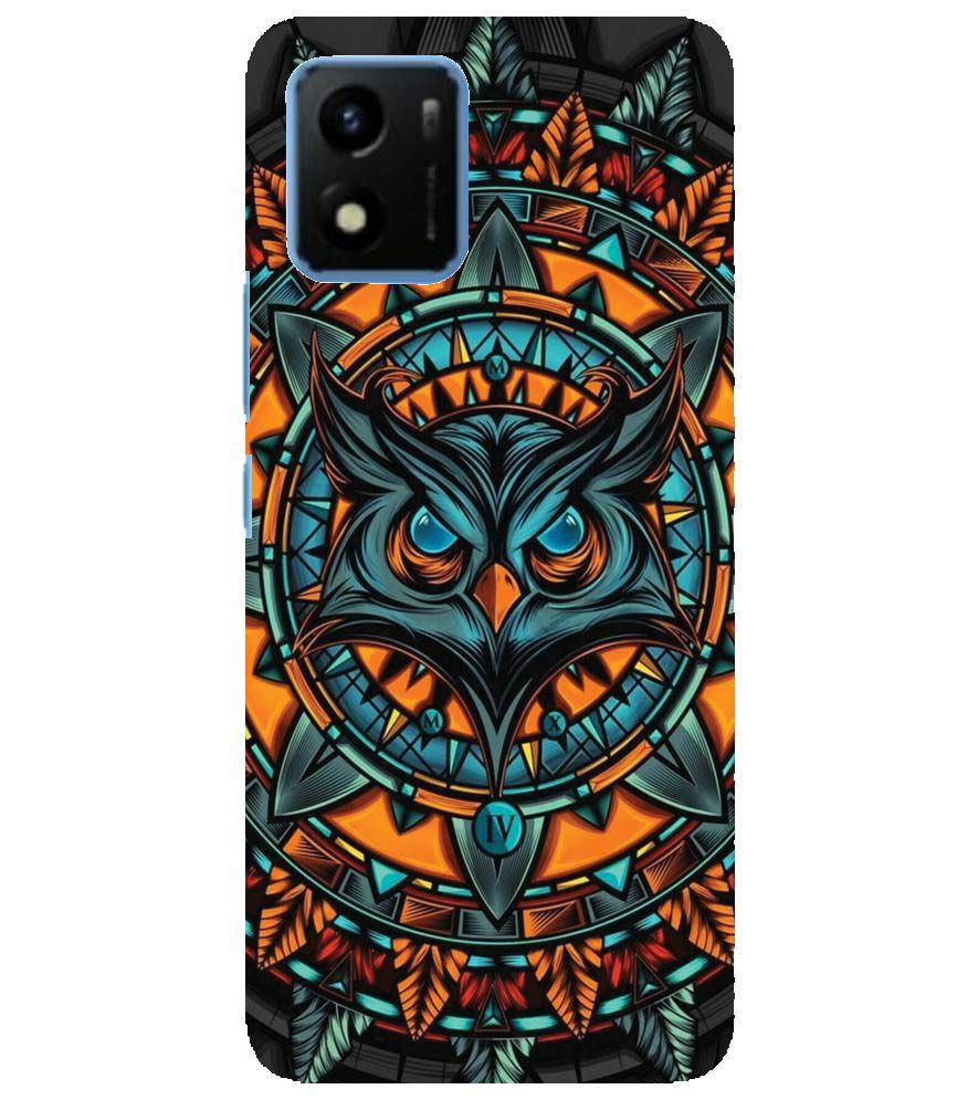 PS1338-Premium Owl Back Cover for vivo Y01