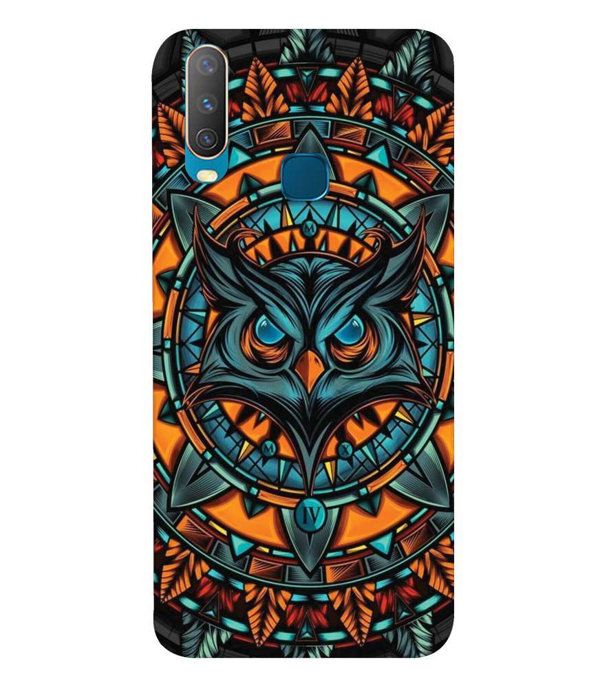 PS1338-Premium Owl Back Cover for Vivo Y17