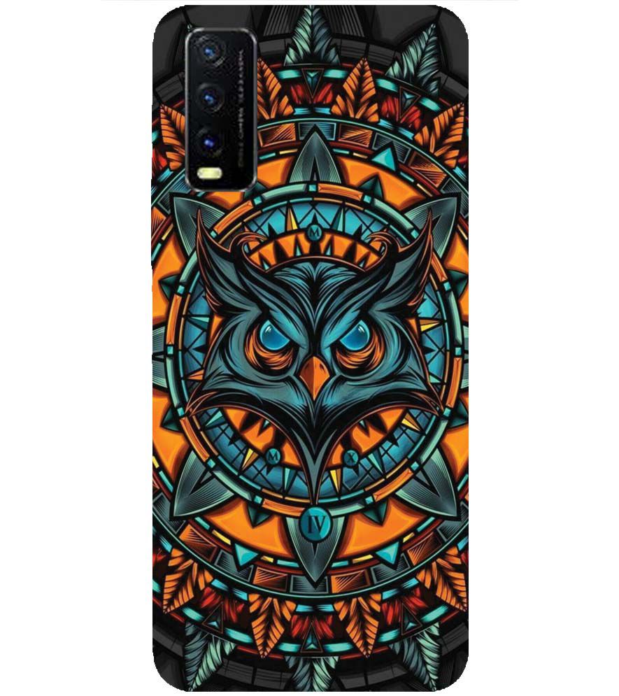 PS1338-Premium Owl Back Cover for Vivo Y20
