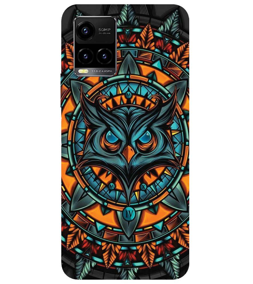 PS1338-Premium Owl Back Cover for vivo Y33s