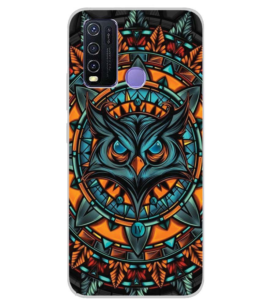 PS1338-Premium Owl Back Cover for Vivo Y50