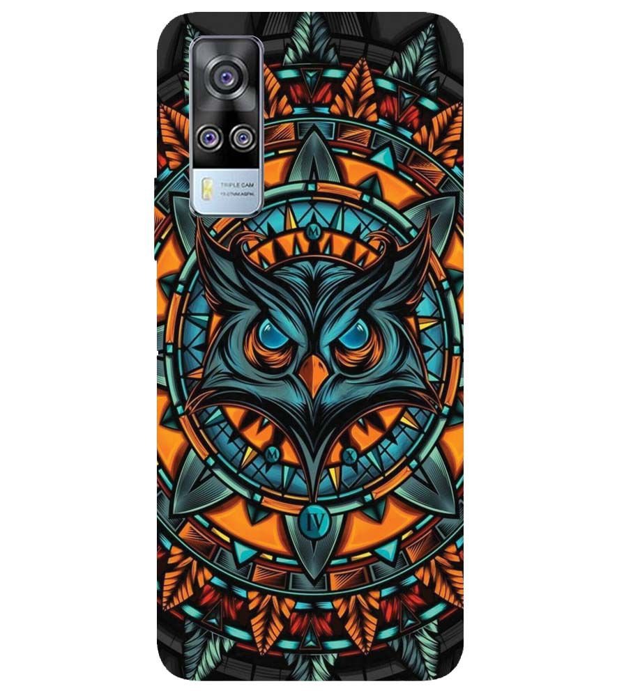 PS1338-Premium Owl Back Cover for vivo Y51a