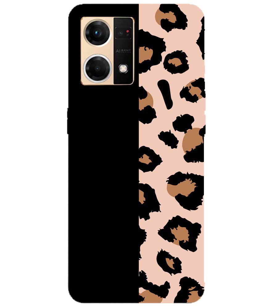 PS1339-Animal Patterns Back Cover for Oppo F21 Pro