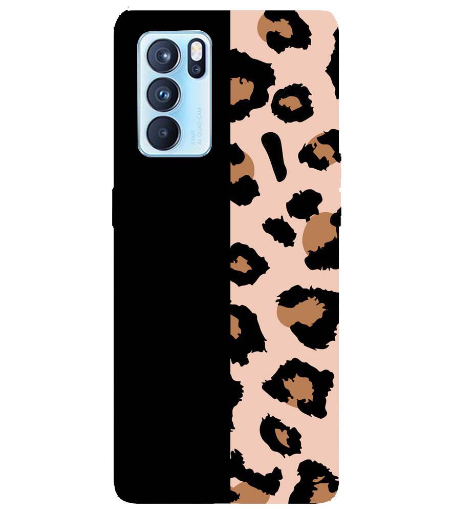 PS1339-Animal Patterns Back Cover for Oppo Reno6 5G