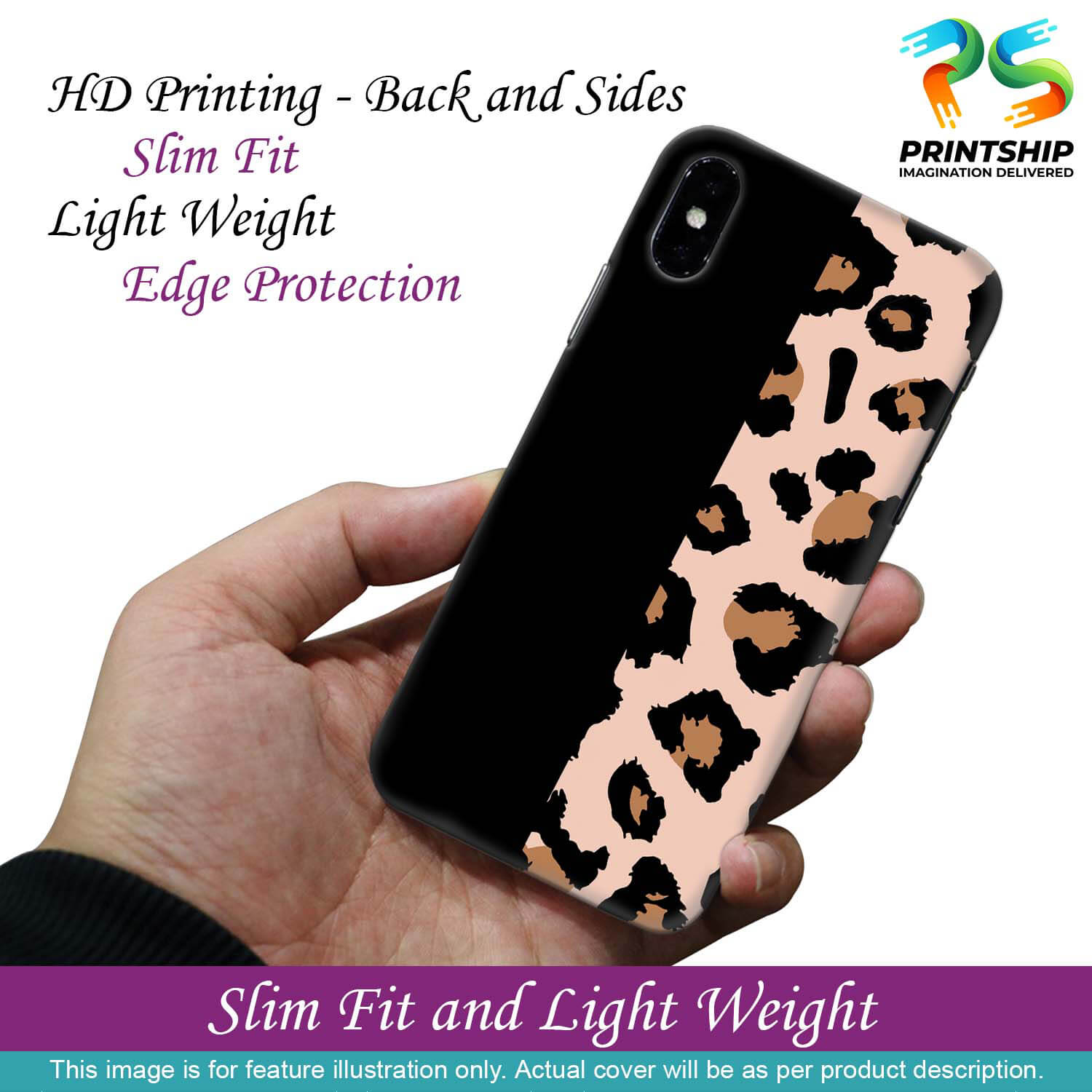 PS1339-Animal Patterns Back Cover for Realme 5