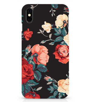 PS1340-Premium Flowers Back Cover for Apple iPhone X