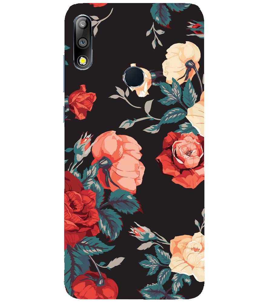 PS1340-Premium Flowers Back Cover for Asus Zenfone Max Pro (M2) ZB631KL