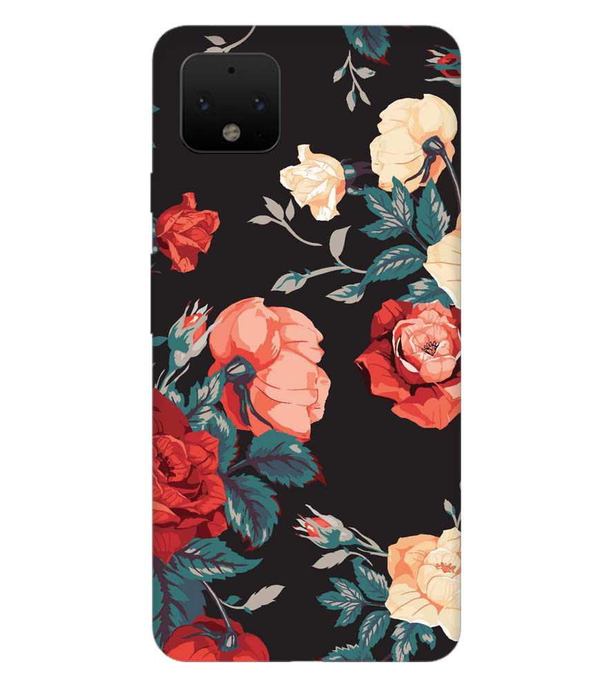 PS1340-Premium Flowers Back Cover for Google Pixel 4