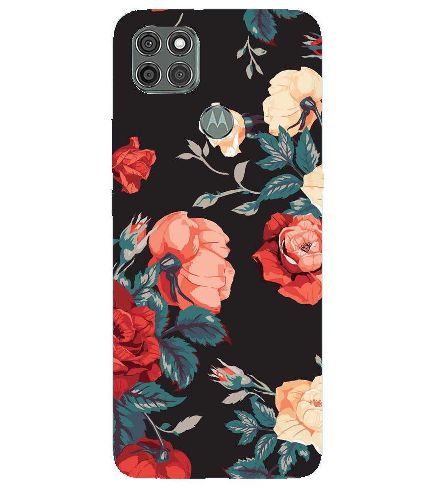 PS1340-Premium Flowers Back Cover for Motorola Moto G9 Power