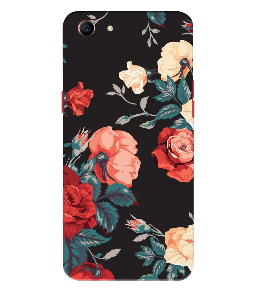 PS1340-Premium Flowers Back Cover for Oppo A1