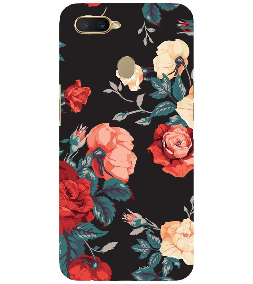 PS1340-Premium Flowers Back Cover for Oppo A12