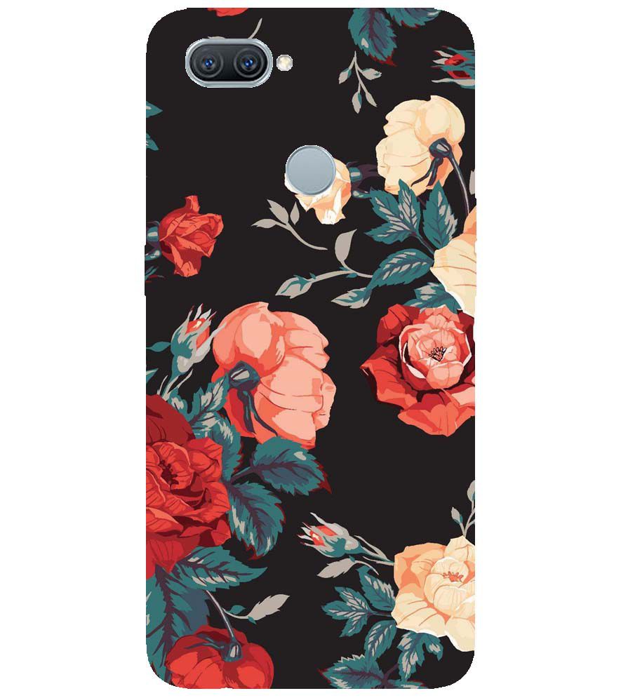 PS1340-Premium Flowers Back Cover for Oppo A7