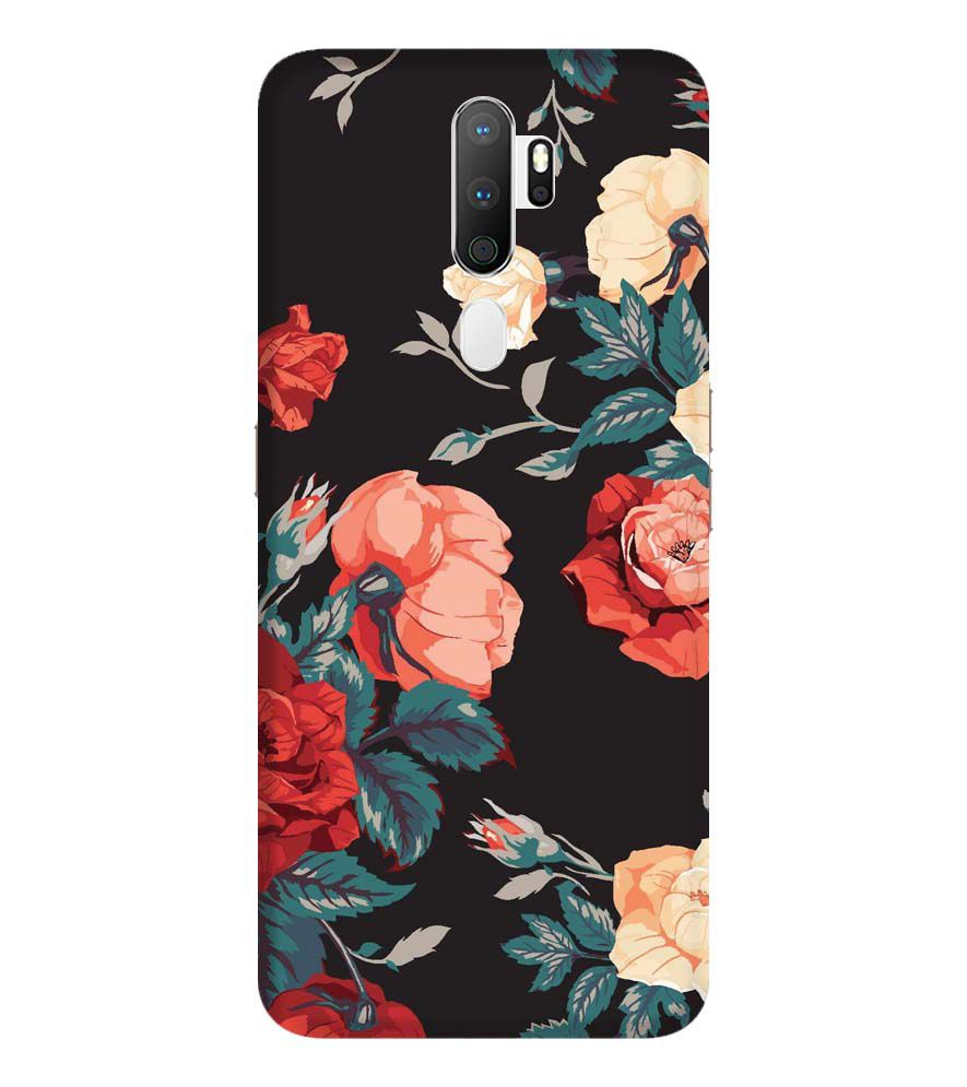 PS1340-Premium Flowers Back Cover for Oppo A9 (2020)