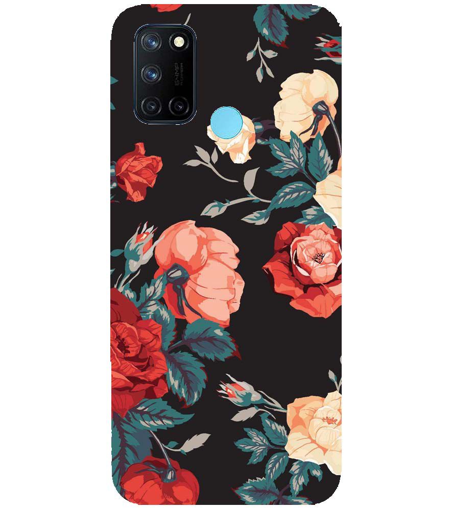 PS1340-Premium Flowers Back Cover for Realme 7i