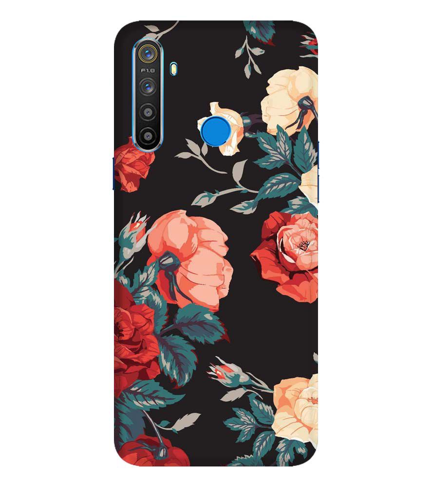PS1340-Premium Flowers Back Cover for Realme Narzo 10
