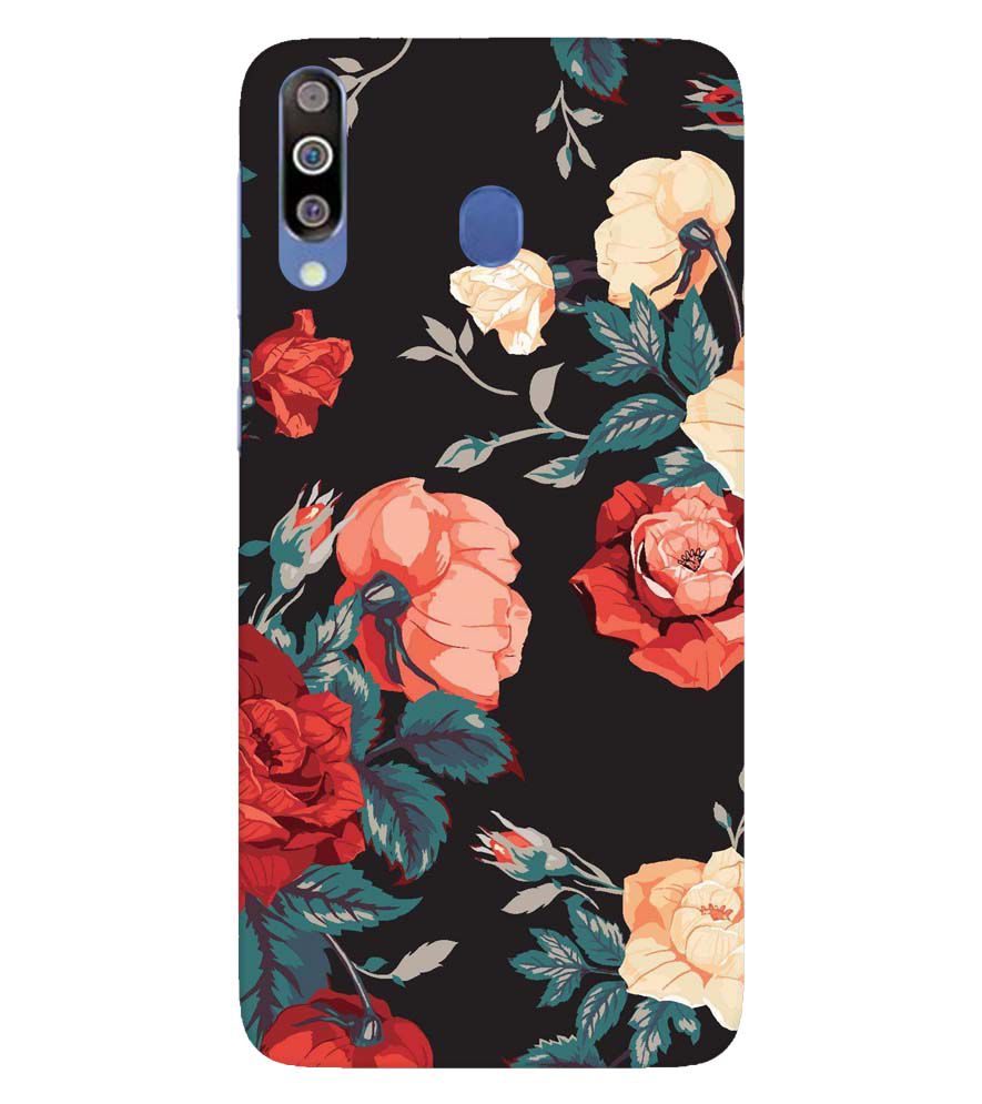 PS1340-Premium Flowers Back Cover for Samsung Galaxy M30