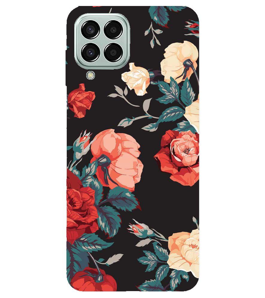 PS1340-Premium Flowers Back Cover for Samsung Galaxy M33