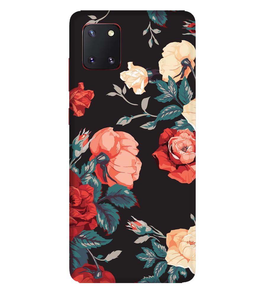 PS1340-Premium Flowers Back Cover for Samsung Galaxy Note10 Lite