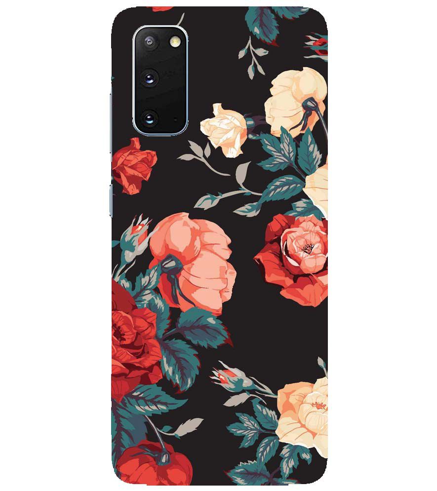 PS1340-Premium Flowers Back Cover for Samsung Galaxy S20 5G