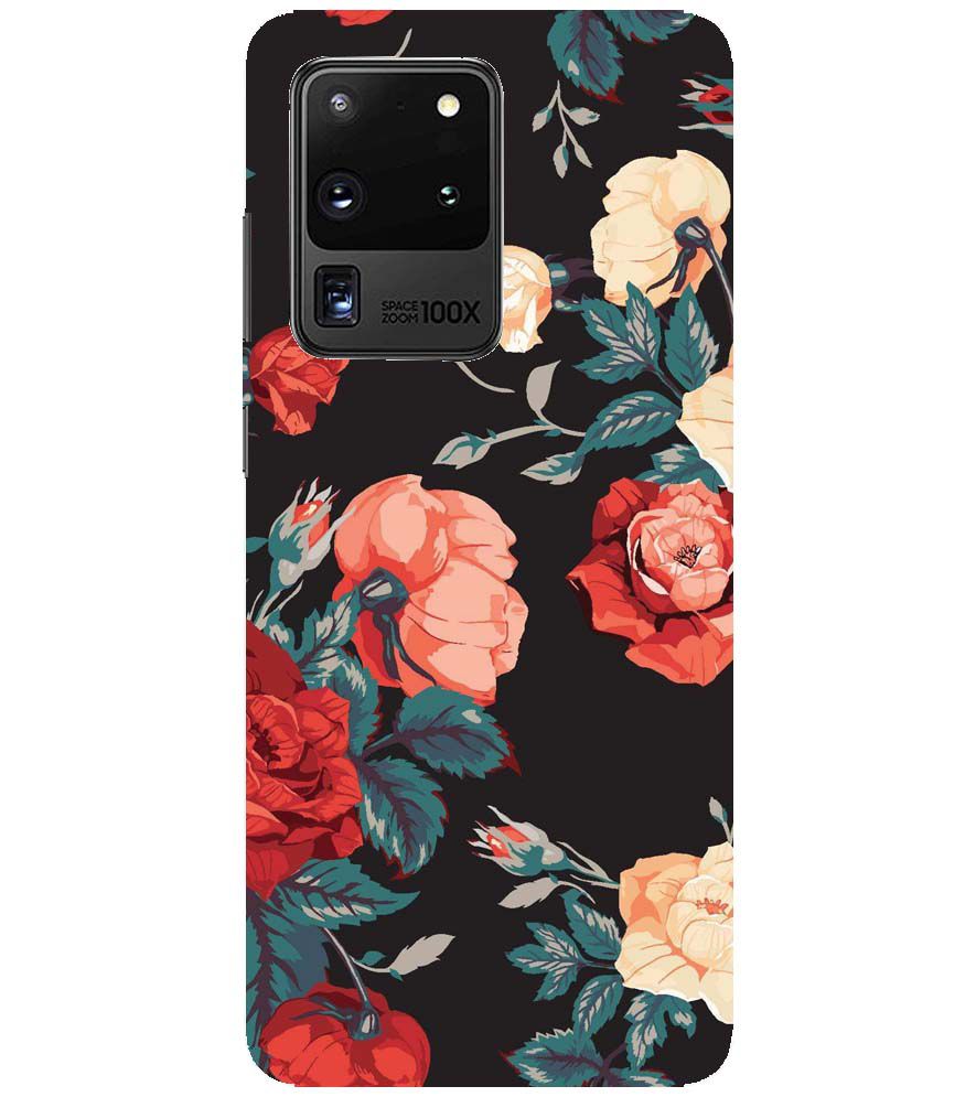 PS1340-Premium Flowers Back Cover for Samsung Galaxy S20 Ultra 5G