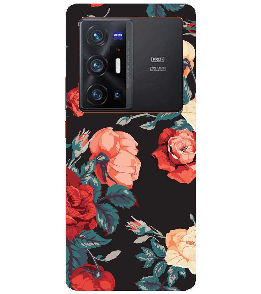 PS1340-Premium Flowers Back Cover for vivo X70 Pro+
