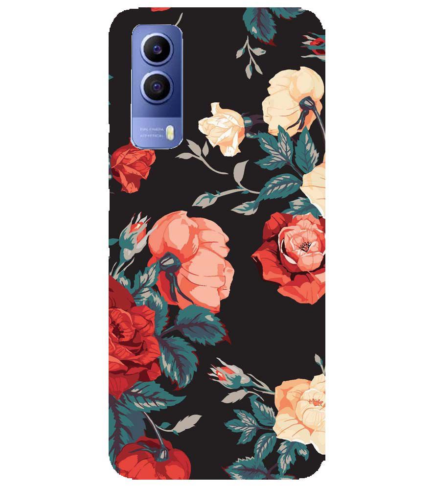 PS1340-Premium Flowers Back Cover for vivo Y53s