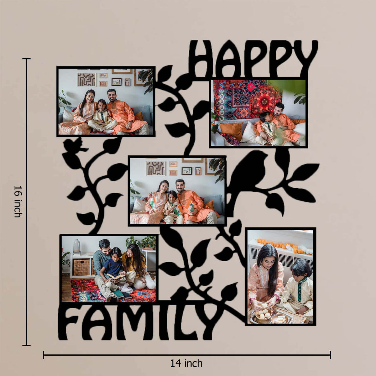 Preserve Precious Memories with Our Happy Family Photo Frame